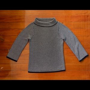 Boden Navy Roll Neck Sweater